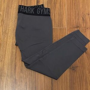 Gymshark Fit Cropped Leggings Charcol/Black XS